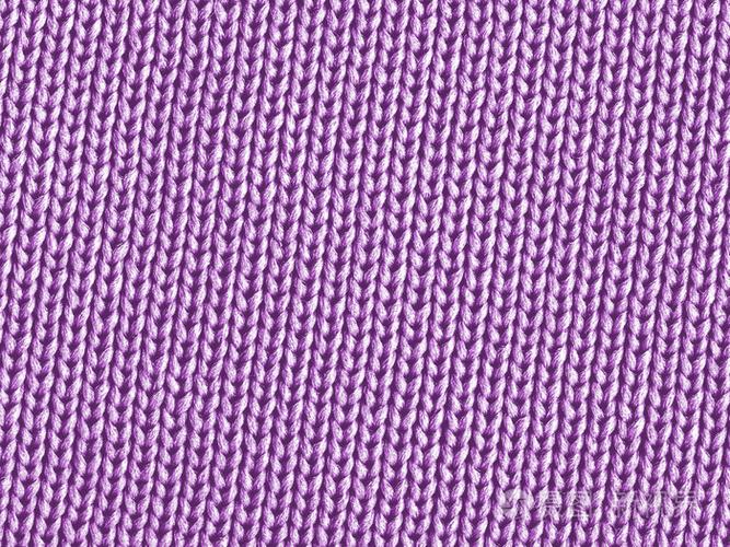 紫罗兰色针织面料特写照片-正版商用图片1q2pa4-摄图新视界